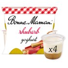 Bonne Maman Yoghurt with a Rhubarb Layer 4x125g