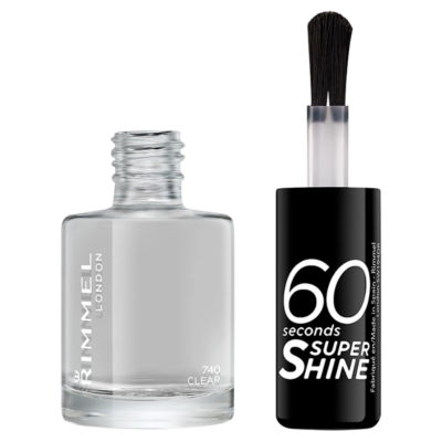 Rimmel London 60 Seconds Super Shine 740 Clear 8ml