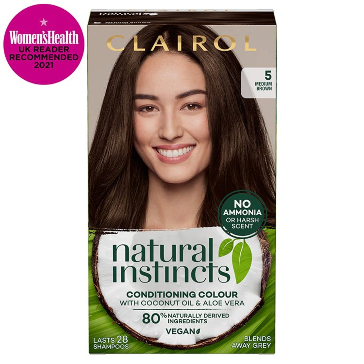 Clairol Natural Instincts 5 Medium Brown 