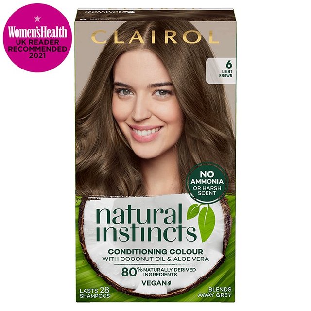 Clairol Natural Instincts 6 Light Brown 