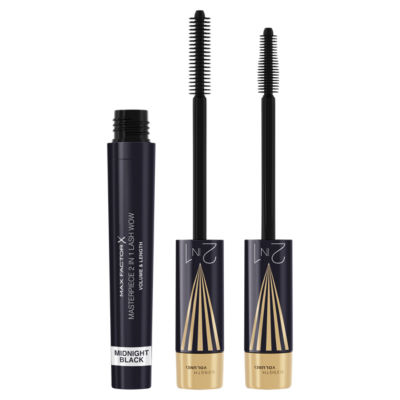 Max Factor Masterpiece 2 In 1 Lash WOW Mascara, 003 Midnight Black