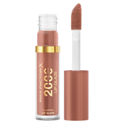 Max Factor 2000 Calorie Lip Glaze Full Shine Tinted Lip Gloss, 150 Caramel Swish