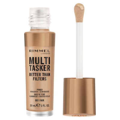 Rimmel London Multi-Tasker Better Than Filters Glow Boosting Primer, 001 Fair