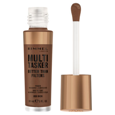 Rimmel London Multi-Tasker Better Than Filters Glow Boosting Primer, 008 Rich