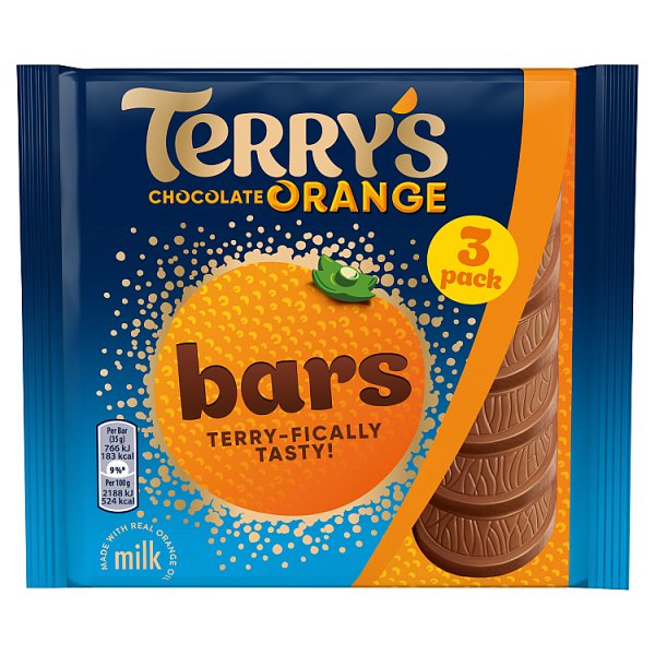 Terry's Chocolate Orange Bars  3 per pack