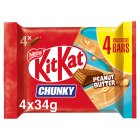 KitKat Chunky Peanut Butter Chocolate Bar Multipack