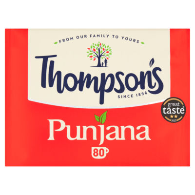 Thompson's Family Teas Punjana  Original Blend 80 Tea Bags