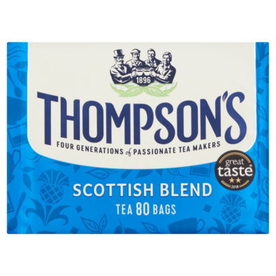 Thompson's Family Teas Scottish Soft Water Blend 80 Tea Bags