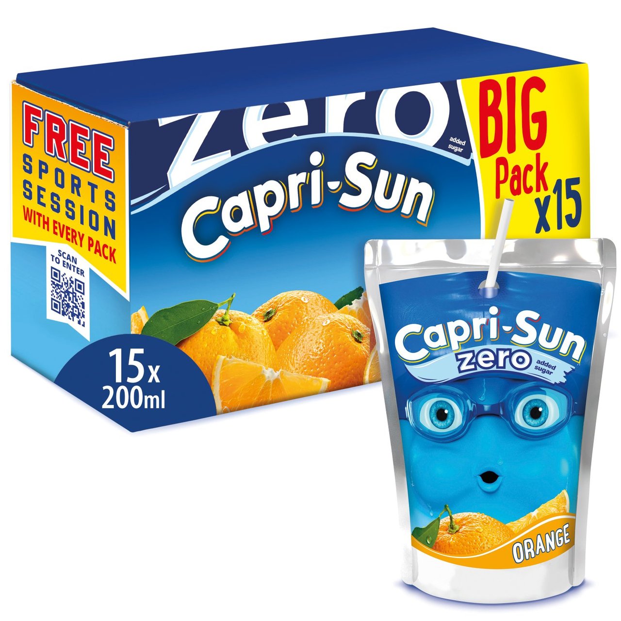 Capri Sun Zero Orange 15x200ml