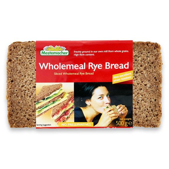 Mestemacher Bread Rye - Whole Rye Bread 500g