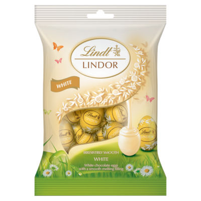 Lindt LINDOR Easter White Chocolate Mini Eggs