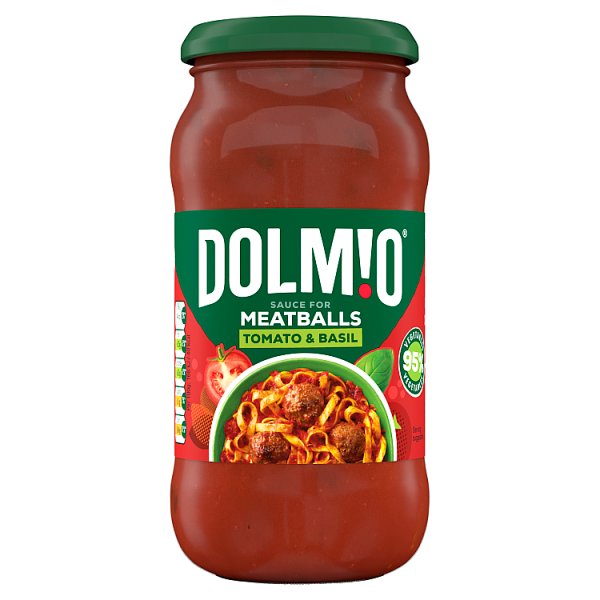 Dolmio Bolognese Meatball Tomato and Basil Pasta Sauce 450g