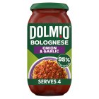 Dolmio Bolognese Onion And Garlic Pasta Sauce