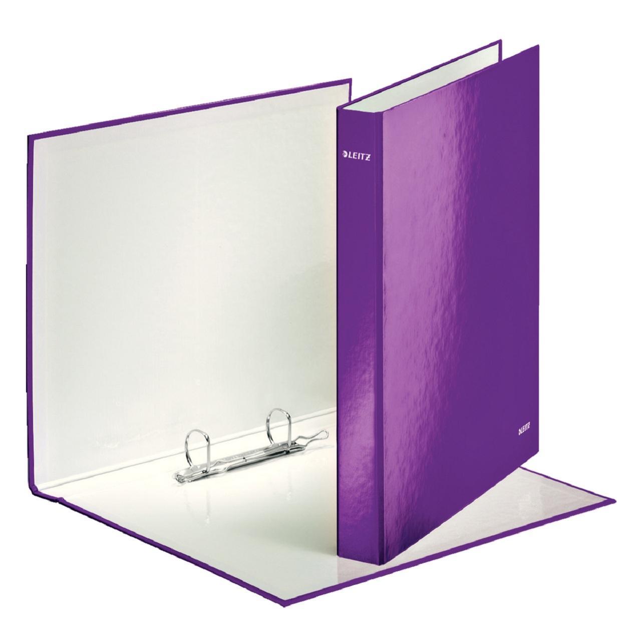 Leitz A4 Ring Binder Purple