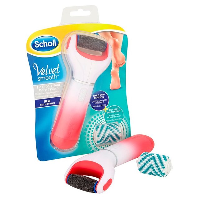 Scholl Velvet Smooth Electronic Foot Care System 