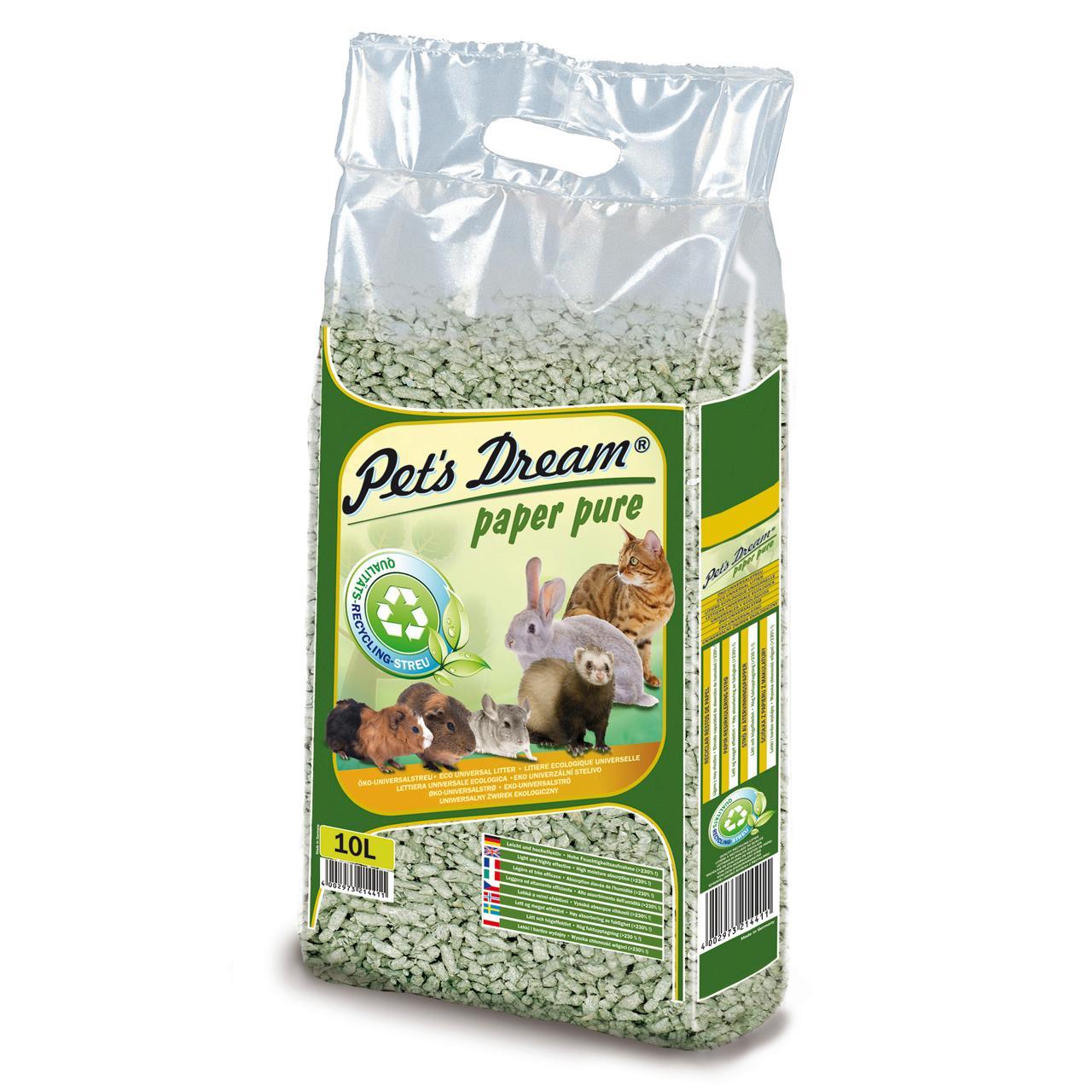 Pet's Dream Paper Pure Universal Cat & Small Animal Non-Clumping Litter