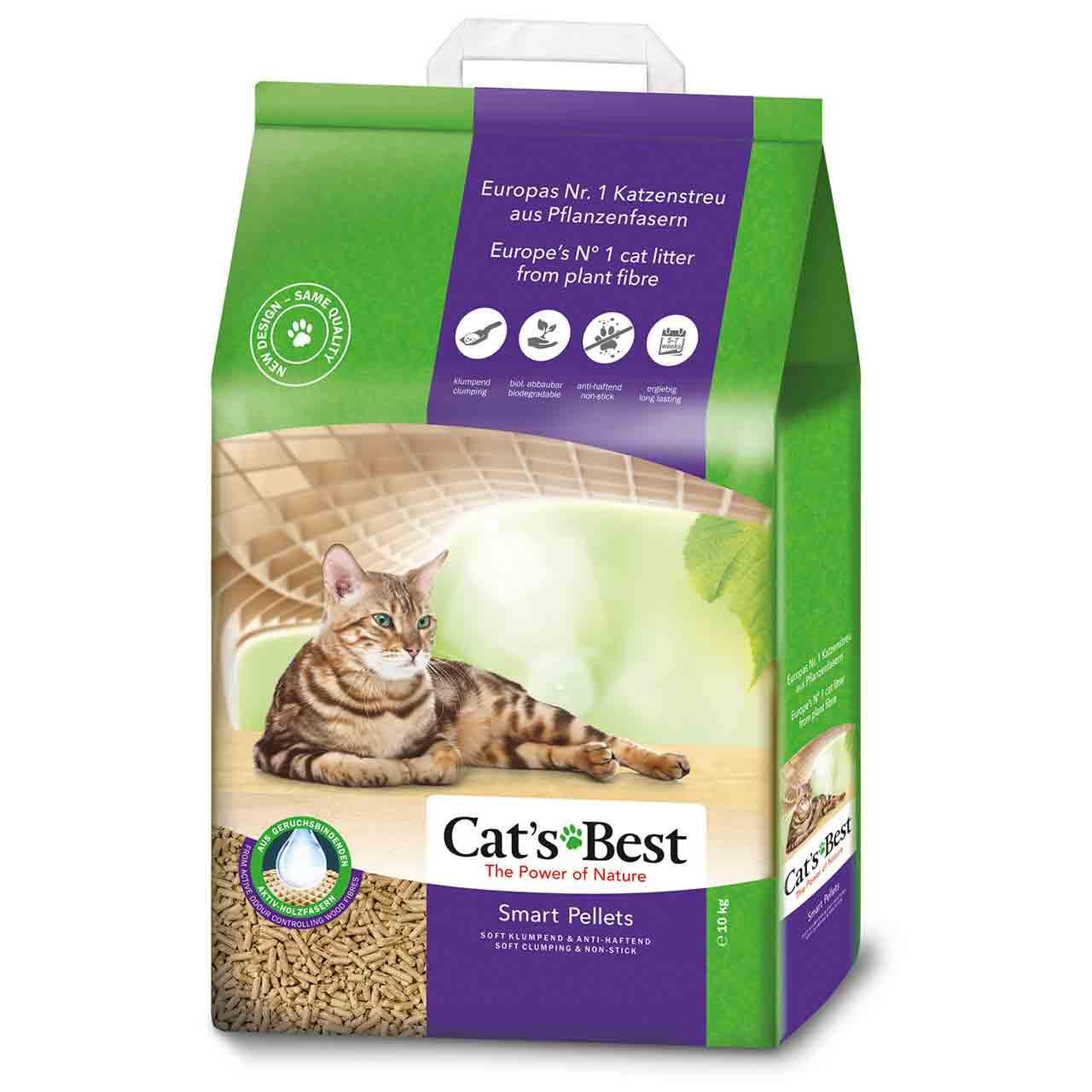 Cat's Best Smart Pellets Soft Clumping Cat Litter