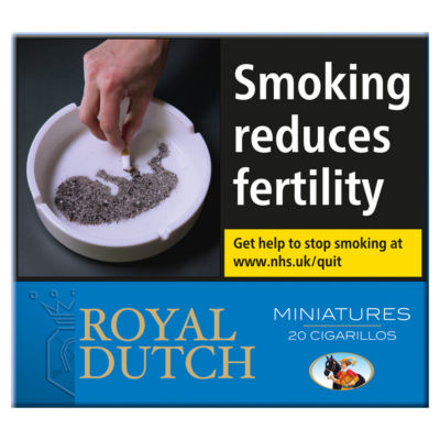 Royal Dutch Royal Dutch Miniatures Blue 20 Cigarillos