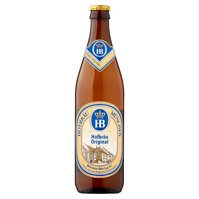 Hofbrau Original Beer Bottle 500ml