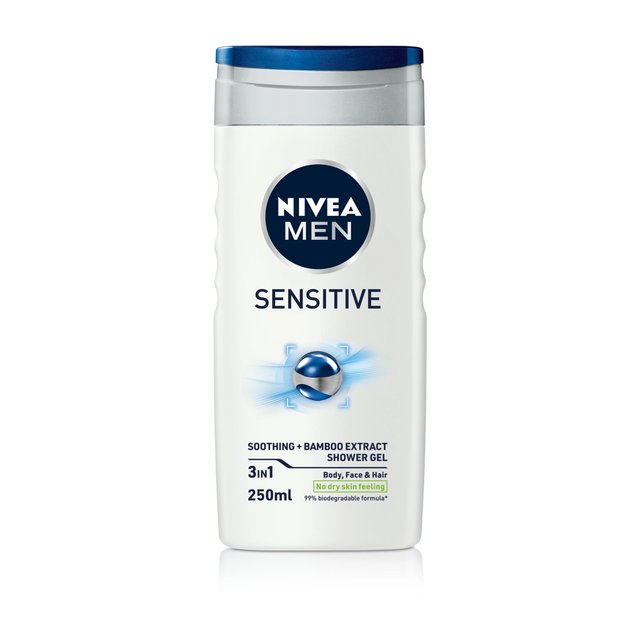 NIVEA Men Shower Gel, Sensitive 250ml
