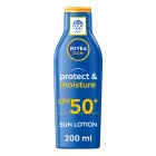 NIVEA SUN Protect & Moisture Sun Cream Lotion SPF50+ 200ml