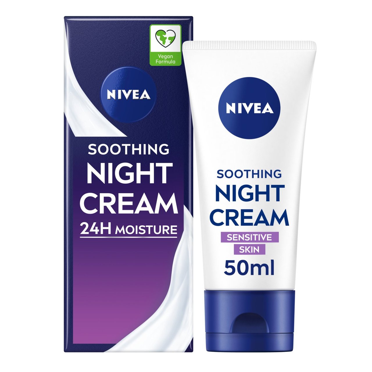 Nivea Soothing Night Cream For Sensitive Skin 50ml