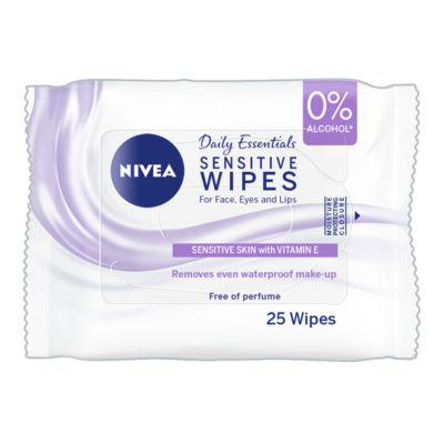 Nivea Cleansing Face Wipes For Sensitive Skin 25 Wipes