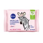 Nivea Biodegradable Micellar Cleansing Face Wipes x25