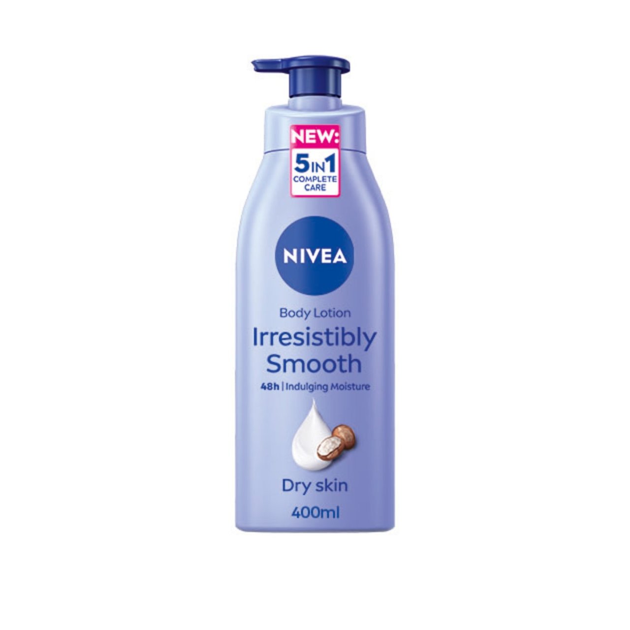 NIVEA Body Lotion for Dry Skin, Irresistibly Smooth