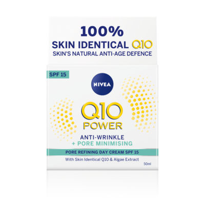NIVEA Q10 Power Anti-Wrinkle Pore Refining Day Face Cream SPF15