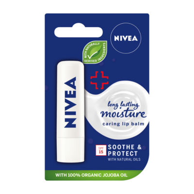 Nivea Lip Balm Soothe & Protect SPF15 For Dry Lips 4.8g