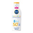 NIVEA SUN Kids Sensitive Protect SPF 50+ Sun Lotion