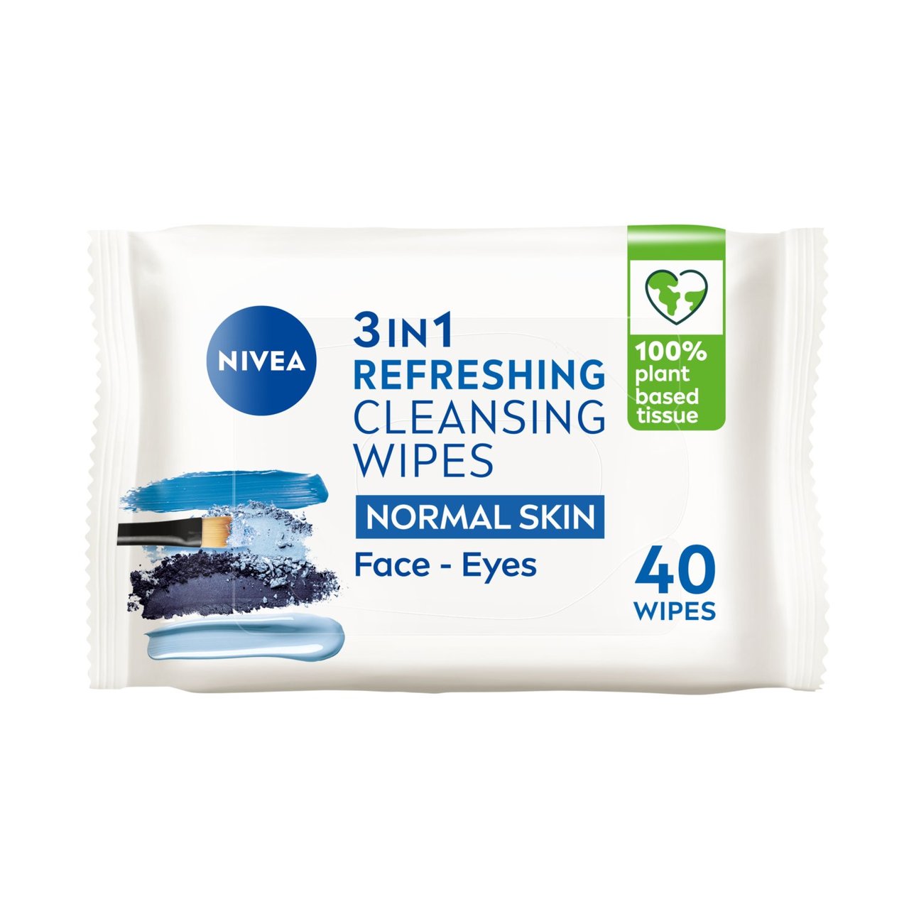 NIVEA Biodegradable Cleansing Face Wipes for Normal Skin 