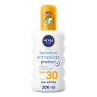 Nivea Sun Sensitive Immediate Protect Sun Cream Spray SPF30 200ml