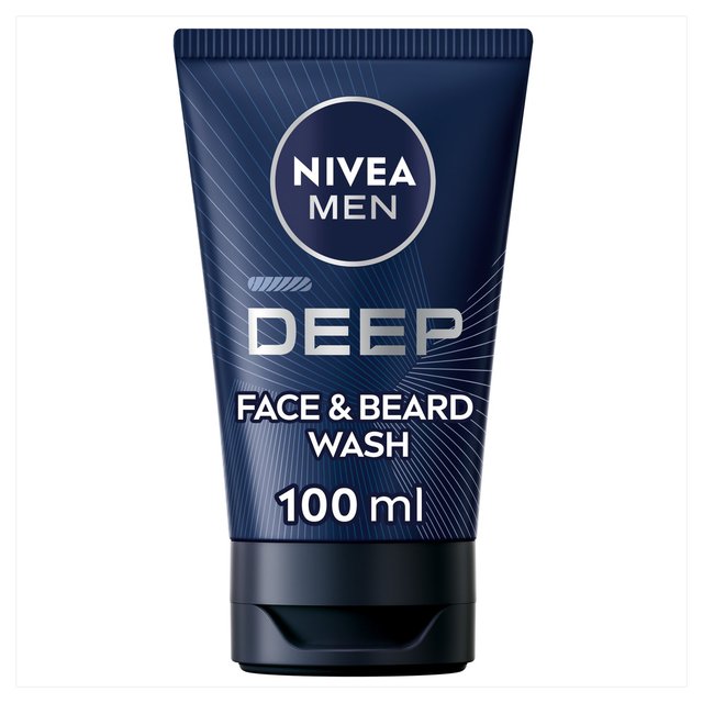 Nivea Men Deep Face And Beard Wash  100ml