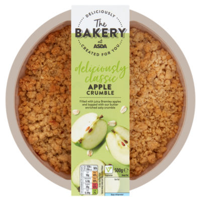 The BAKERY at ASDA Deliciously Classic Apple Crumble