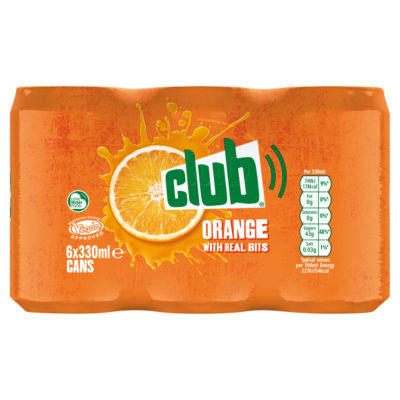 Club Orange Cans