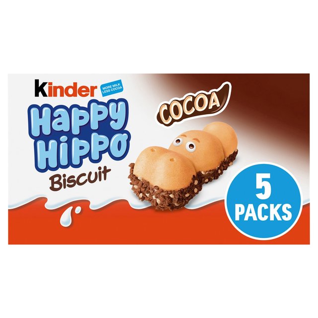 Kinder Happy Hippo Cocoa Cream Biscuits 5 x 20.7g