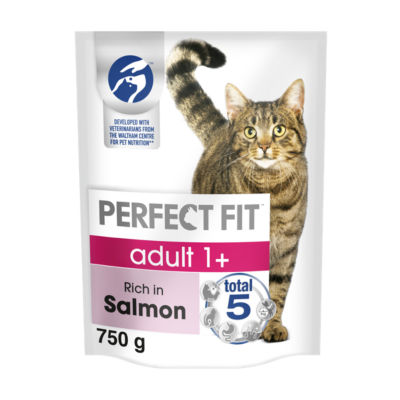 Perfect Fit Advanced Nutrition Adult Complete Dry Cat Food Salmon