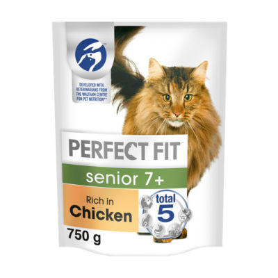 Perfect Fit Advanced Nutrition Senior Complete Dry Cat Food Chicken