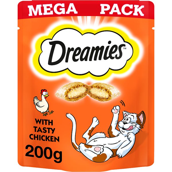 Dreamies Biscuits with Chicken Cat Treat Mega Pack 200g