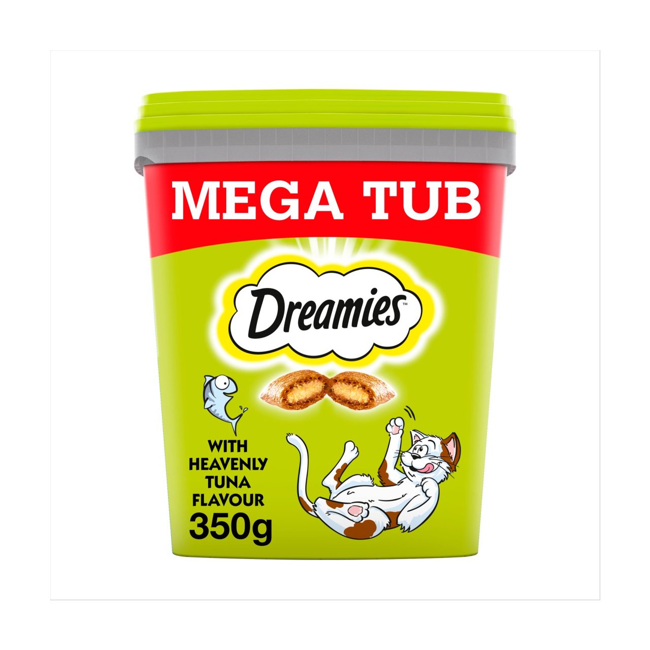 Dreamies Cat Treat Biscuits with Tuna Flavour Bulk Mega Tub