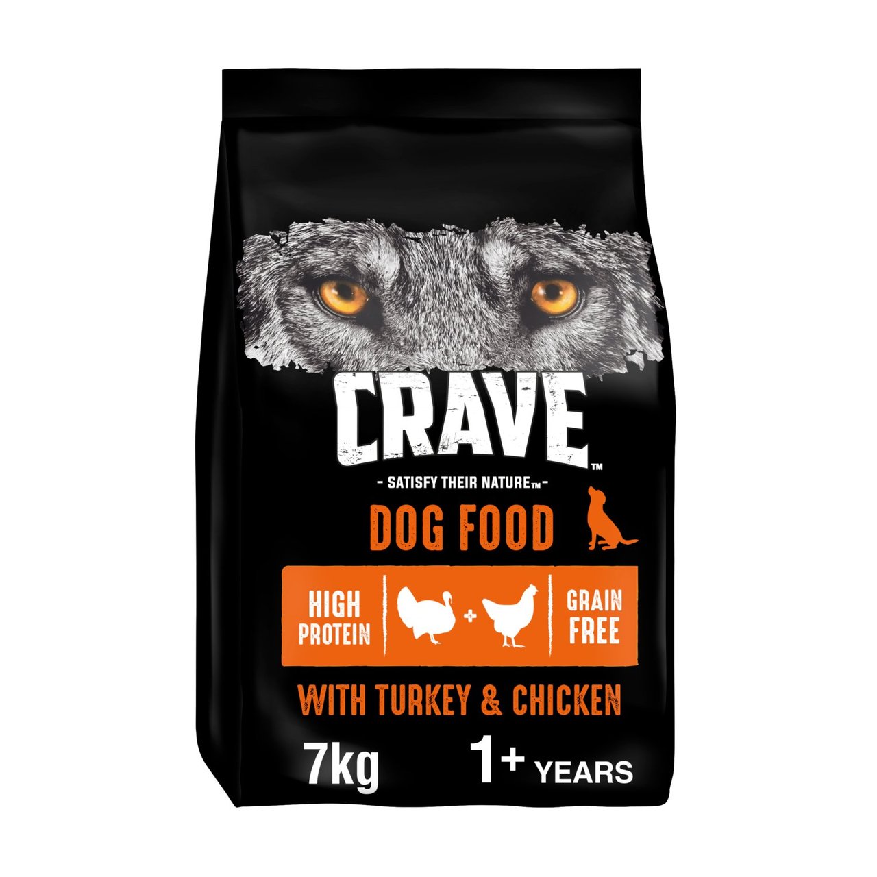 Crave Dog Dry with Turkey and Chicken