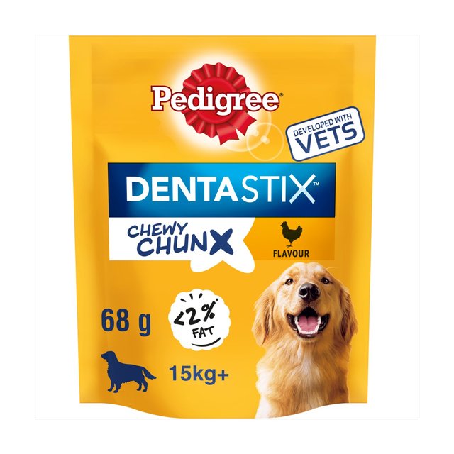 Pedigree Dentastix Chewy Chunx Maxi Adult Dog Treats Chicken 68g HelloSupermarket