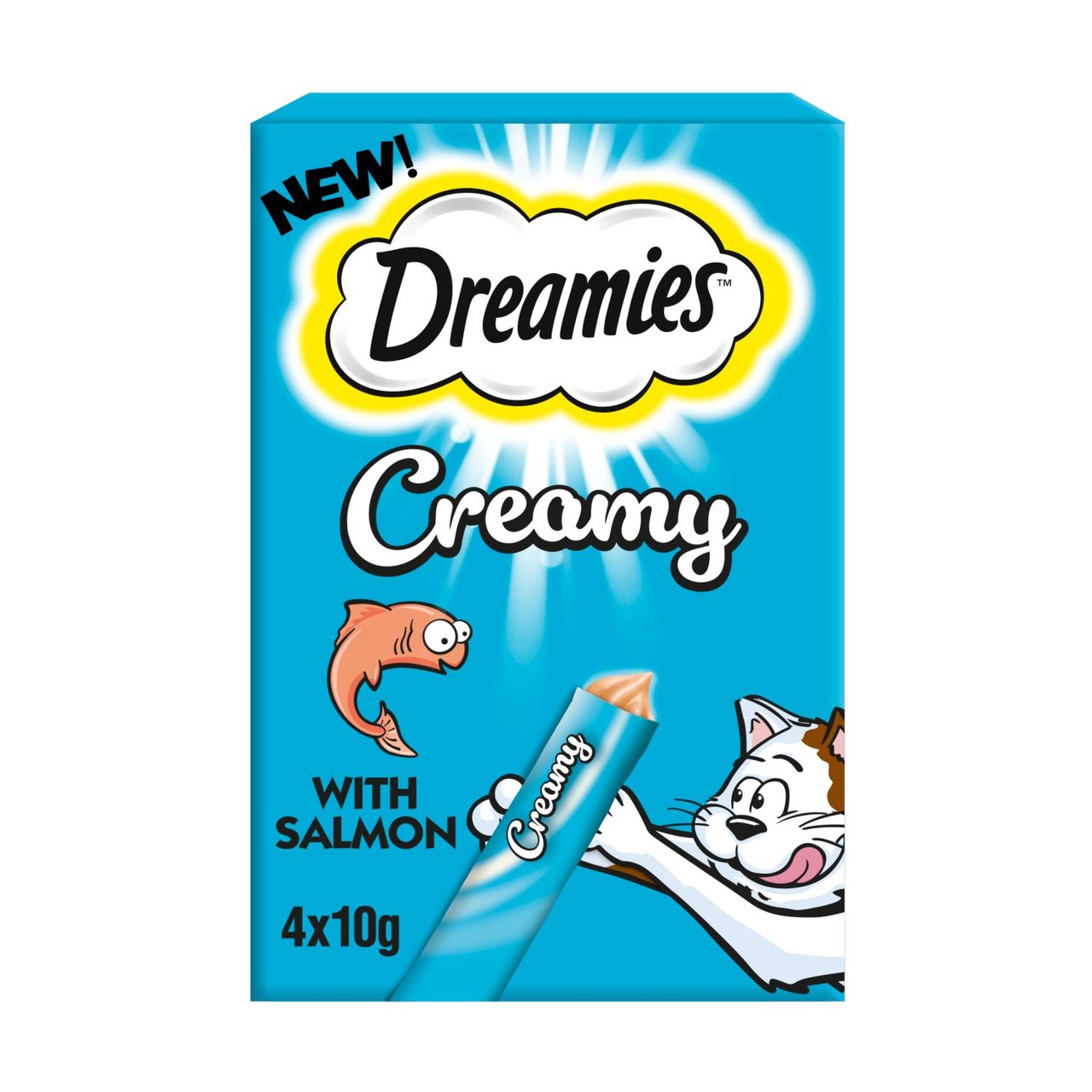 Dreamies Creamy Cat Treats With Salmon