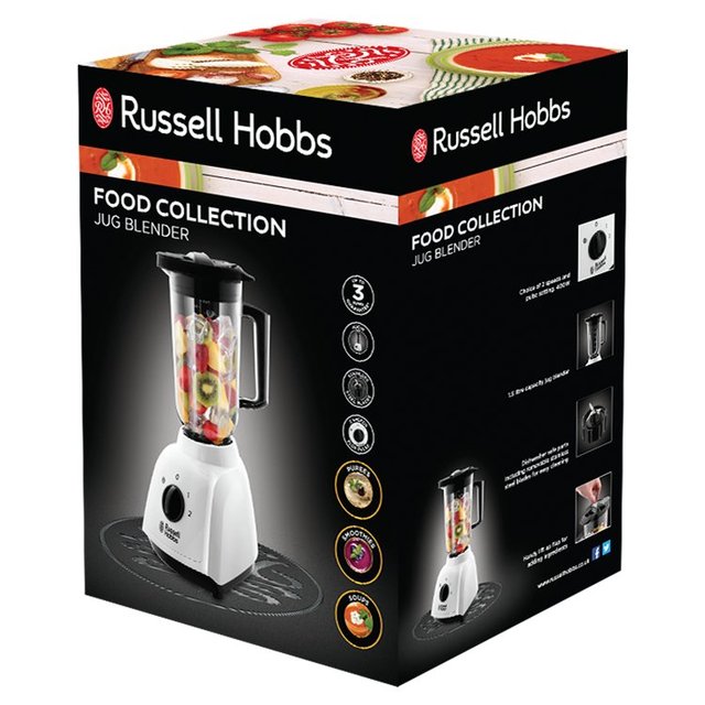 Russell Hobbs 1.5L White Jug Blender  