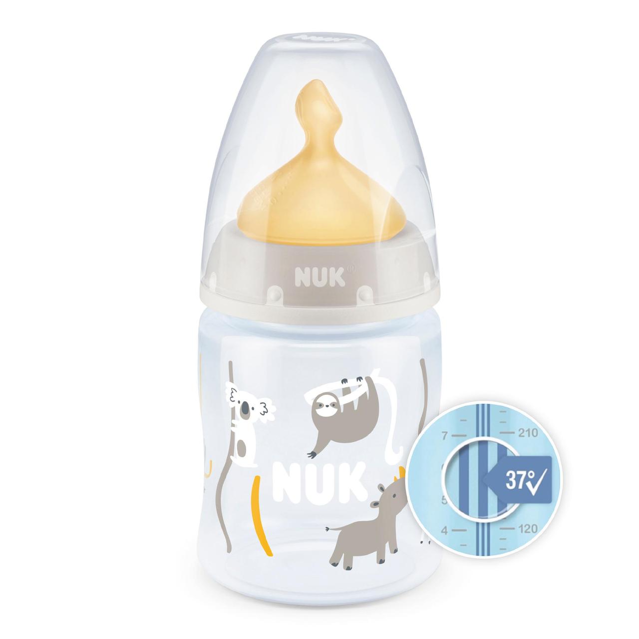 NUK First Choice+ Baby Bottle 0-6 Months 150ml Latex Teat