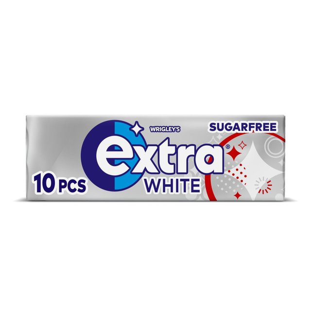 Wrigley's Extra Ice White Sugarfree Gum with Microgranules 10 Pieces 10 per pack