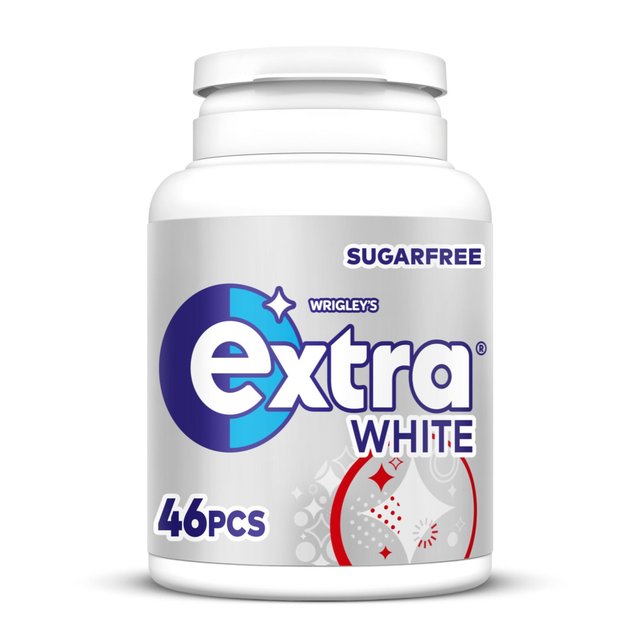 Extra White Sugarfree Chewing Gum Bottle 64.0g