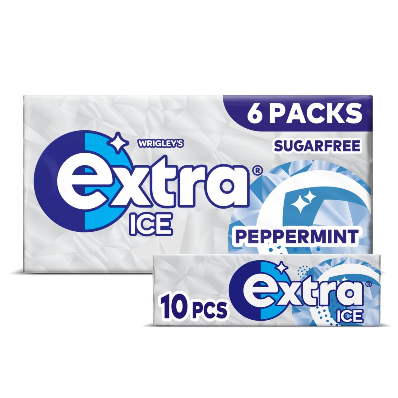 Extra Ice Peppermint Sugarfree Chewing Gum Multipack